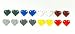 Lego Hearts - Lot of 16 Complete Hearts in 8 different colors
