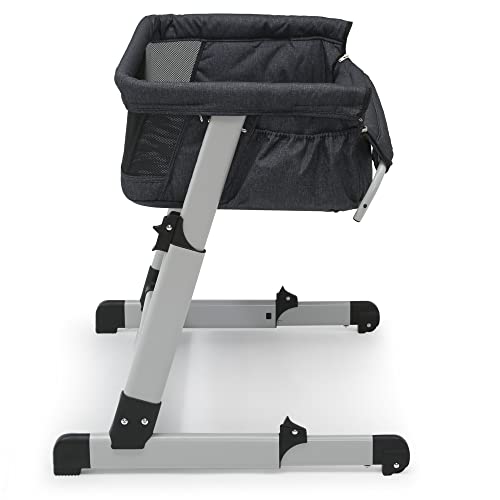 Babygap By Delta Children Whisper Bedside Bassinet Sleeper With Breathable Mesh And Adjustable Heights - Lightweight Portable Crib - Made With Sustainable Materials, Black Camo #TOP3