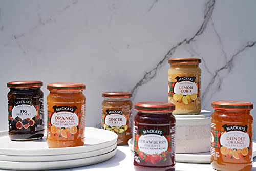 Image of Mackays Ginger Preserve Jam 340 gm | Imported from Scotland | Made with Whole Fruits | Vegan | Gluten-Free | No Artificial Colors or Preservatives (Pack of 3)