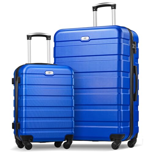 Image of Suitour Luggage Sets 2 Piece with Spinner Wheels,Hard Shell 20 Carry on Suitcase and 28 inch Luggage with Spinner Wheels Suitcase Set with TSA Lock(20in /28in)