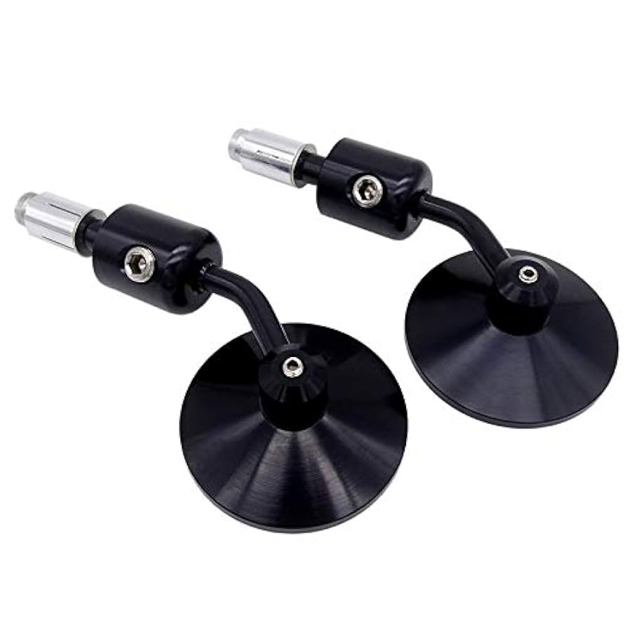 Amazon | Karun 【2本セット】バイクミラー バーエンドミラー