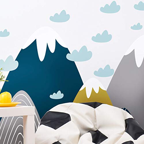 Vinilo decorativo montaña escandinava 55x95 cm miniatura 4