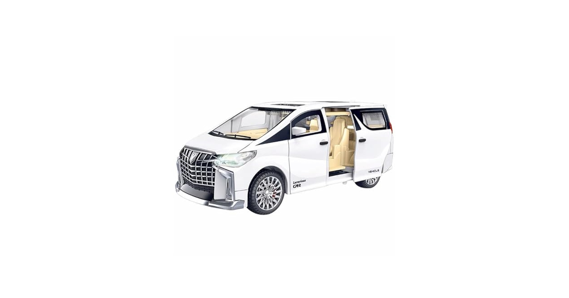 Amazon | ミニカー おもちゃ 1:24 トヨタアルファード対応 Mpv