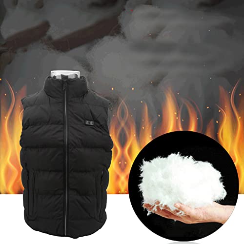 Heated Vest for Men Women, 3-Zone Electric Warm Jacket Rechargeable Battery Outdoor Winter Sports Apparel3