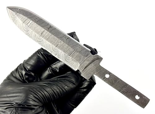 Handmade Double Edge Dagger Knife Blank | Damascus Steel Blade | Hidden Tang (B50)