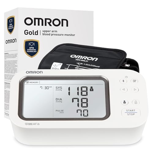 OMRON Gold Blood Pressure Monitor for Home Use & Upper Arm Blood Pressure Cuff - #1 Doctor &...