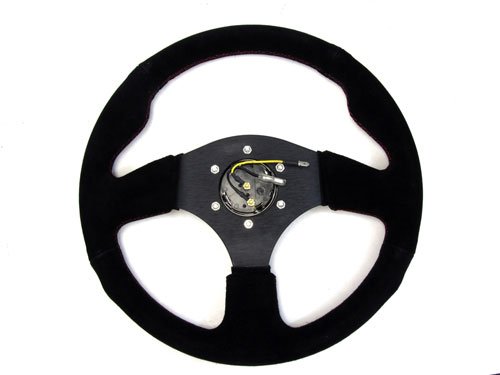 その他 SIMAREA HUB + STEERING WHEEL Amazon.com: NRG SRK-140H Black Steering Wheel Short Hub
