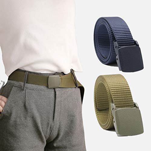 F Fityle 2x Exército Nylon Correia Cinto Trabalho Cinto Web Correia Utilitário Cintura