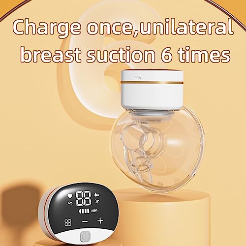 Wearable Electric Breast Pump, Hand Free Rechargeable Wireless Breast Pump, Wearable Pumps For Breastfeeding, 4 Modes & 9 Levels Painless Breast Pump - Bpa Free #TOP2