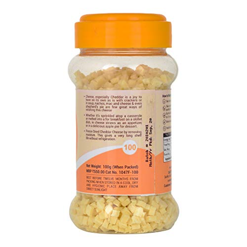 Image of Nutra Vita Freeze Dried Cheddar Cheese Flakes 100 Grams