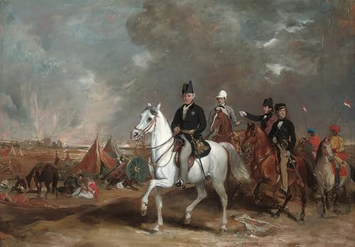 Tableau toile le vicomte gouverneur général de l'Inde portrait d'art premium 60x90