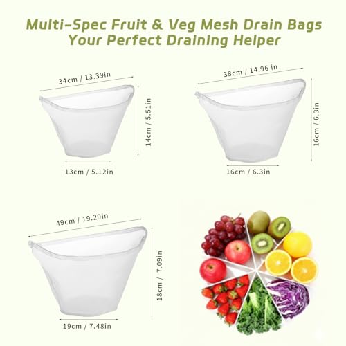 3PCS Cheese Cloth Filling Squeeze Nylon Bags, Bowl-shaped reusable nylon cheese cloth filter bag, Ultra Fine Mesh Strainer Bags, suitable for nut milk, juice, soy milk, dumpling fillings (S, M, L)