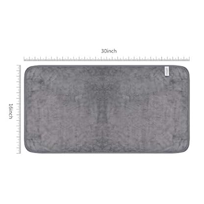 KinHwa Mikrofaser Handtuch 4er Set | Weiche und leichte Microfaser Handtücher, Super saugfähiges Sporthandtuch| 40cm x 76cm | Reisehandtuch Schnelltrocknend & fusselfrei | Grau – Bild 8