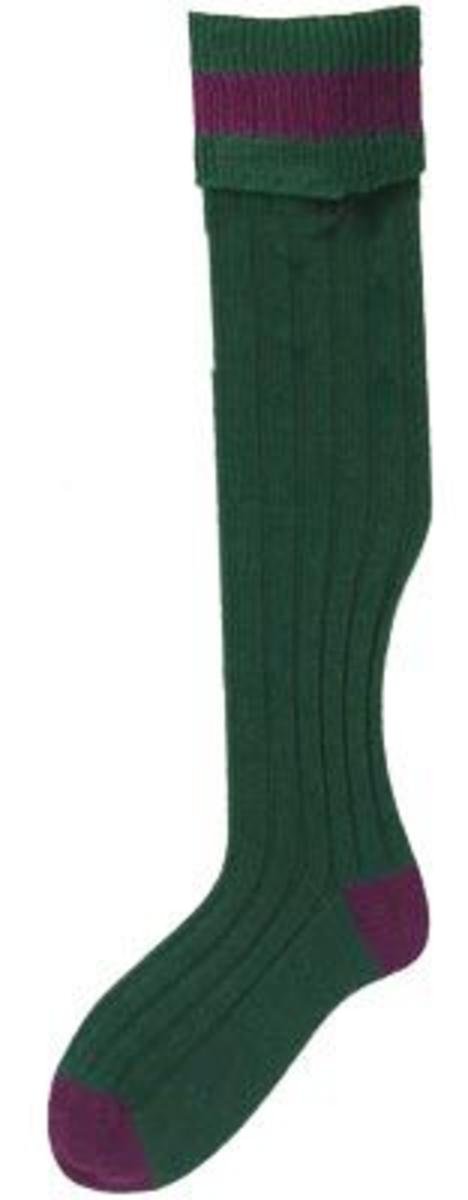 Bisley No.11 Stockings Large Bottle/Vine Large Green