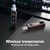 Glewi UHF Wireless Microphone System XLR Transmitter Receiver For Dynamic Mic 40m Range Low Latency High Fidelity Audio Black Unit(540-590) #4
