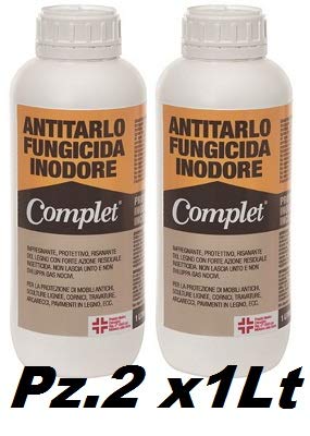 Antitarlo Fungicida COMPLET 1L - 2 Flaconi Soluzione Attiva Per L'Eliminazione Di...