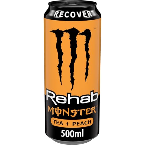 Monster Rehab Peach, Bebida Energética - Lata de 500ml