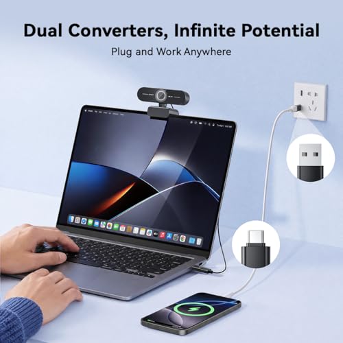 WEGONEXUS USB to USB Adapters, USB A to C Adapter (2-Pack) & USB C to A Adapter (1-Pack), Fast Charging & Data Transfer, USB Converter Kit for Desktop, Smartphone, Tablet, Laptop, Webcam - image 2