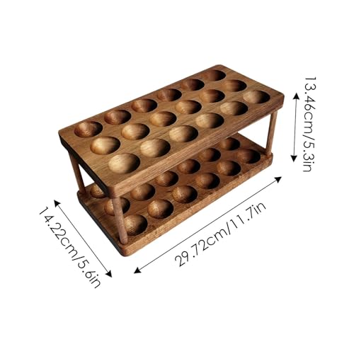 Comptoir de rangement d'œufs à 2 niveaux et support compact