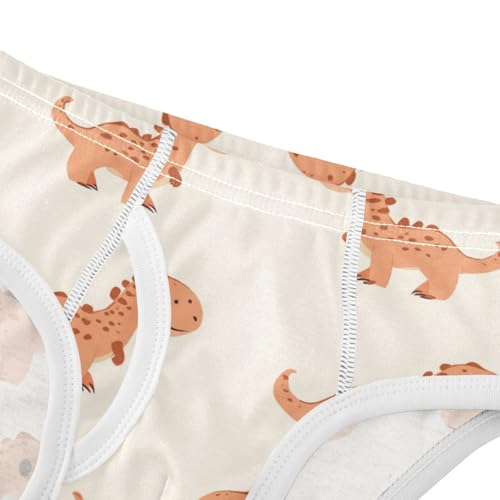 Wusikd Baby Dinosaurs Boys' Underwear Cotton Cute Boys Briefs Soft Toddler Underwear 2T4