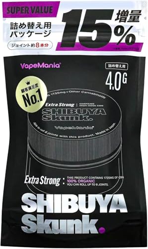VapeMania CBN n[u Extra Strong SHIBUYA Skunk 4g/cbn1725mg+cbg342mg v2067mg Total Cannabinoid 51%Over Zx CBN + CBG Herb VuXJ e햳