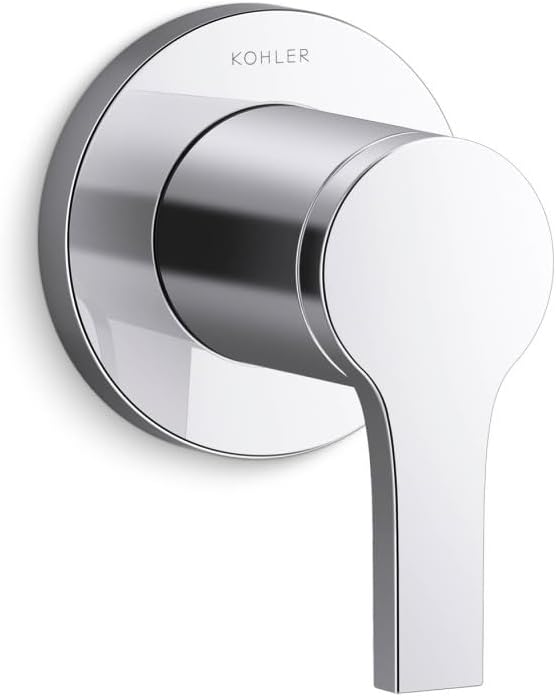 KOHLER T35330-4-CP, Elate Rite-Temp Valve Trim, Polished Chrome, Shiny Bathroom Valve, Easy Maintenance