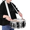 Sunydog 12-Inch Snare Drum with Drumsticks, Shoulder Strap, Drum Key - Portable Percussion Instrument for Students & Beginners (Black) #4