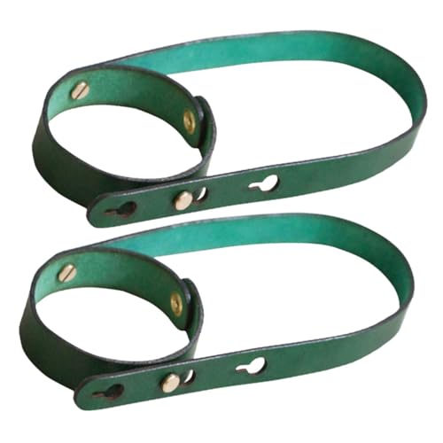 SOLUSTRE 2Pcs Portable Leather Coffee Sleeve Handheld Cup Carrier for Hot Drinks for Coffee Milk Tea and More Friends and Family