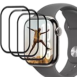 【Conçu uniquement pour Apple Watch Series 10/11 46mm】La technique d’installation 3D exclusive et précise permet à la protection d’écran de recouvrir complètement chaque coin de l’affichage de votre montre connectée.