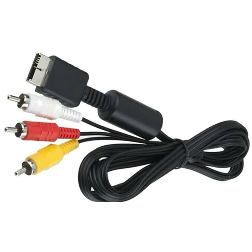 Cable de video compatible para Play Station 1 2 3 PSX PS1 PS2 PS3 TV audio RCAe