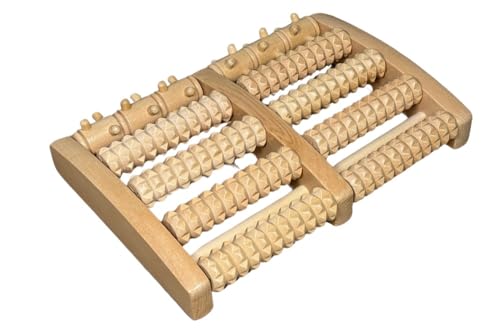 Generic Foot Massager for Plantar Fasciitis Relief, Neuropathy, Foot Pain, Foot Roller Massager, Relaxing Gift for Men, Natural