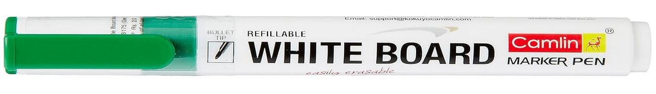 Camlin Whiteboard Marker Pen (Green) Pack of 10-image-34