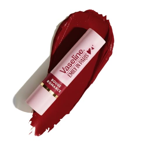 Image of Vaseline Rouge Romance | Emily in Paris Limited Edition | Red Tinted Lip Balm Stick, 24H* Moisturization, 3g
