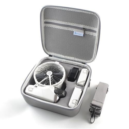 Skyreat Flip Case, Portable PU Leather Small Shoulder Bag for DJI Flip Drone and Batteries Accessories