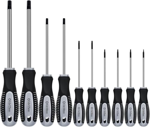 Narwhal Hex Allen Wrench Screwdriver Set (10 Pack in Precision & Standard Metric Sizes 0.9mm 1.27mm 1.3mm 1.5mm 2.0mm 2.5mm 3.0mm 4.0mm 5.0mm & 6mm) - Perfect for RC Cars Drones & Helicopters