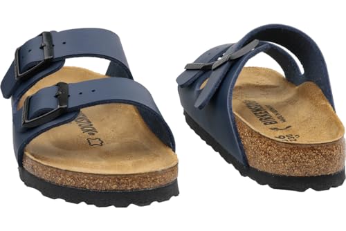 Miniatura 5 de Birkenstock Arizona Birko-Flor Ancho, Sandalias De Punta Descubierta Hombre, Azul Blau , 42 Eu