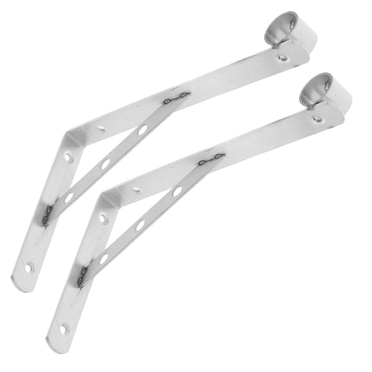 TOYANDONA 2pièces Support de Tringle à Vêtements Support Mural Équerre pour Fixation de Tringle