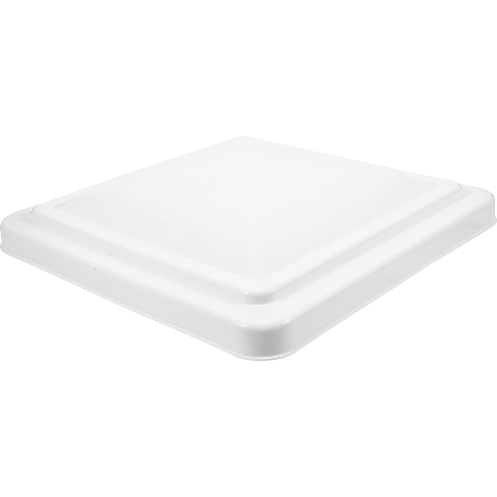 Copertura Isolante Termica e Antipioggia 14x14 Pollici per Ventilazione Tetto Camper in Plastica Bianca Pratica e Funzionale per Finestra Bagno Camper