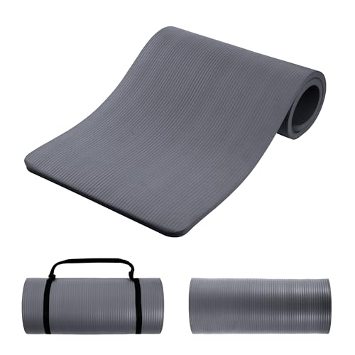 BalanceFrom 1-Inch Premium Yoga Mat,High-Density NBR Foam,1 Inch Thick Yoga