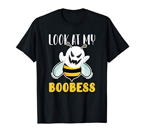 Look At My Boo Bees - T-shirt bonita e divertida de Halloween, Preto, S