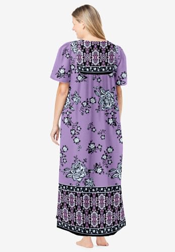 Only Necessities Plus Size Petite Bib Front Lounger2