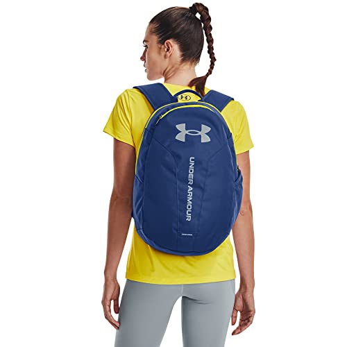 Image of Under Armour Hustle Light Backpack Rucksack School Sports Bag Blue