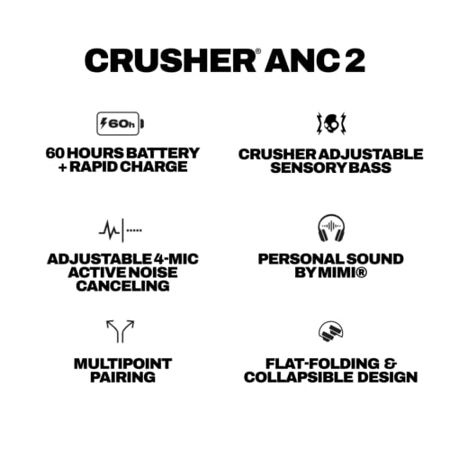 Skullcandy Crusher ANC 2 Wireless Over-Ear Headphones — view 10