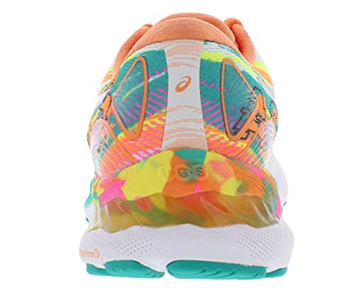 ASICS Women's Gel-Nimbus 23 Running Shoes, 8.5M, HOT Pink/Sour Yuzu