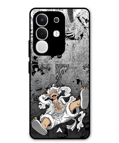 Image of Premium Anime 2 Case for Vivo Y29 4G (Glossy Finish) Soft-Touch Metal TPU Back Cover, Shockproof, Designer, Aesthetic Mobile Phone Case
