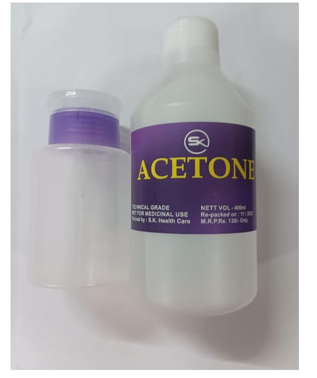 Nail Art Gel Polish Remover Actone with Pump Sprey Bottle For Nail Polish Remover(Pack Of 2)