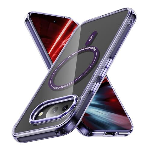 Google Pixel 9a p P[X MagsafeΉ TPU PC ϏՌ Xgbvz[  NAP[X Ռz O[O sNZ9a Jo[ (p[v, Google Pixel 9a)