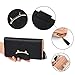 HeySun Wallet Women Cute Bifold Clutch Wallets with Zipper Coin Purse Card Holder Money Clip Gifts for Cat Lovers Black
