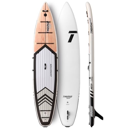 THURSO SURF Expedition Touring Inflatable Stand Up Paddle Board S...