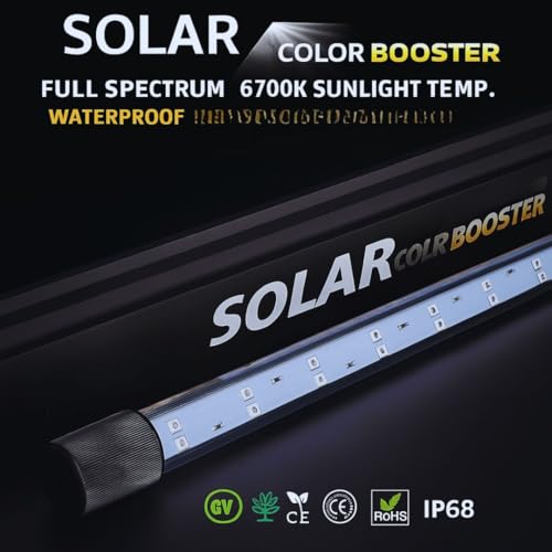 Image of VAYINATO Solar Colour Booster Aquarium LED Light - Tanning Pro Fish Color Enhancing Lamp | Professional Aquarium Lighting for Arowana, Channas, Cichlids, Flowerhorn (L-80 (Suitable for 80 Cm Tank))